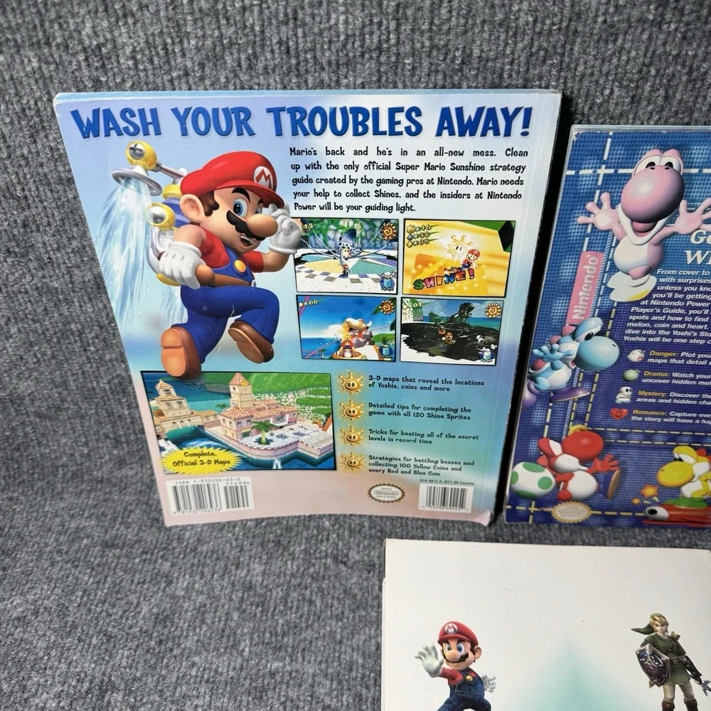 Super Smash Bros Brawl, Yoshi's Story, Super Mario Sunshine Game Guides Nintendo